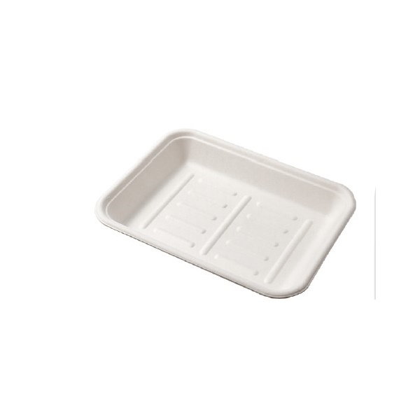 Click for a bigger picture.BCT 2 BAGASSE MEDIUM WHITE CHIP TRAY