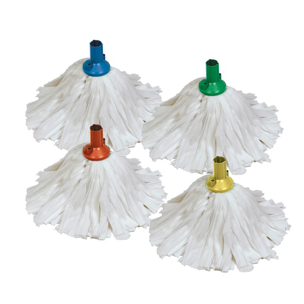Click for a bigger picture.Yellow Exel BIG WHITE mop head