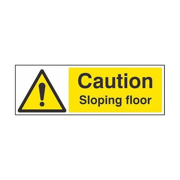 Click for a bigger picture.SIGN Sloping Floor 300x100mm Rigid