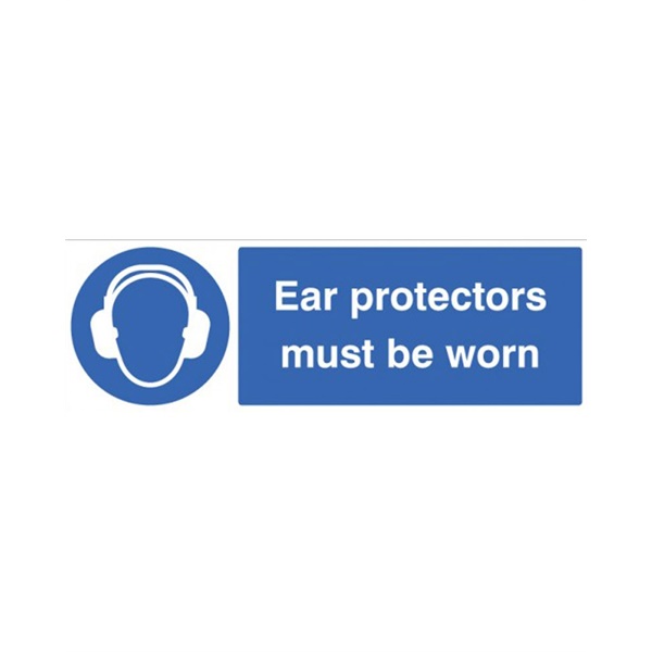 Click for a bigger picture.SIGN Ear Protection  300x400mm Rigid