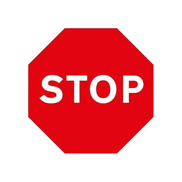 Click for a bigger picture.TRAFFIC SIGN Stop 400x400mm