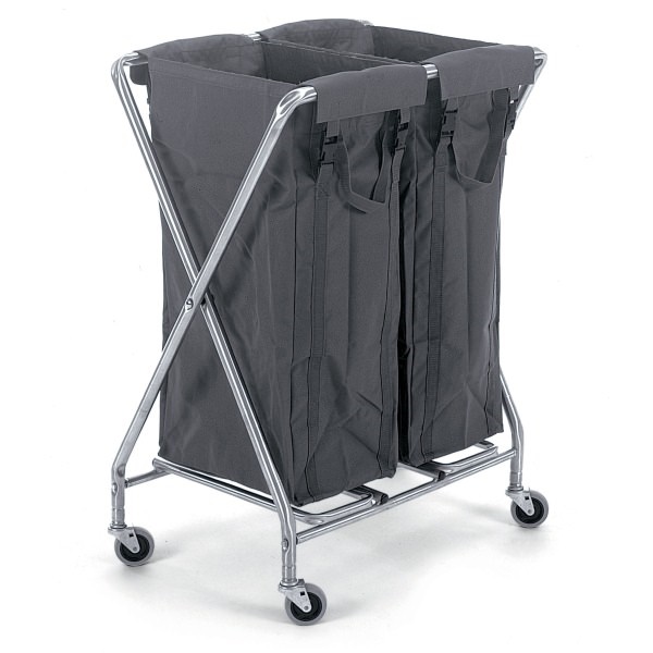Click for a bigger picture.2x 100lt Folding 'X' TROLLEY