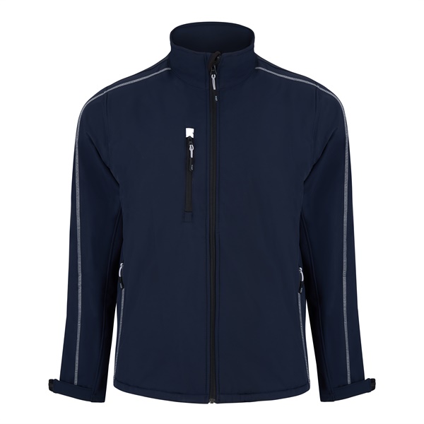 Click for a bigger picture.Navy Crane Fur-lined Softshell Jacket-S