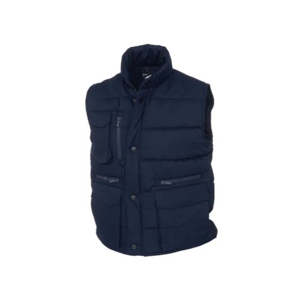 Click for a bigger picture.Navy Eider BODYWARMER small