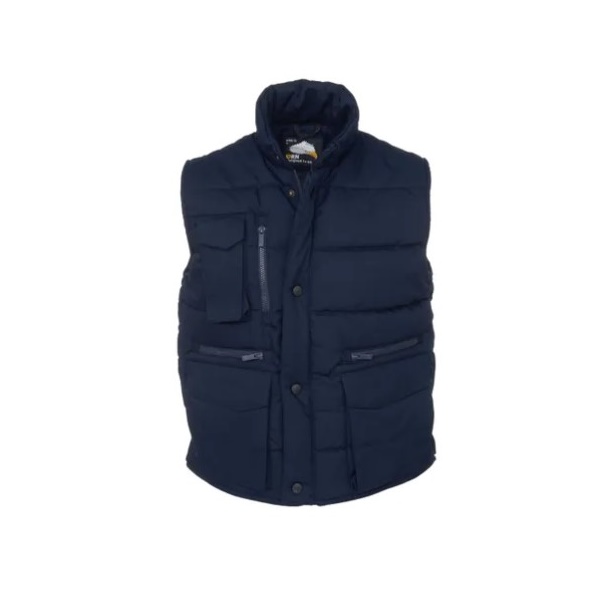 Click for a bigger picture.Navy Eider BODYWARMER x large