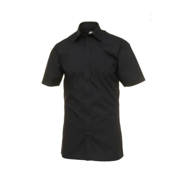 Click for a bigger picture.Black Short Sleeve ESSENTIAL SHIRT 18.5