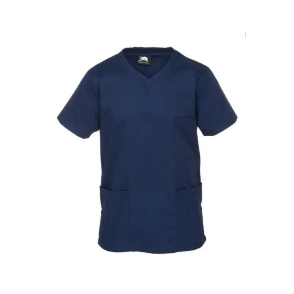 Click for a bigger picture.Navy Scrub Top- 2xl