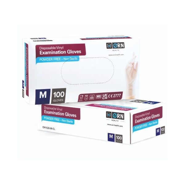 Click for a bigger picture.ORN Clear PF VINYL Glove xlarge 10x100