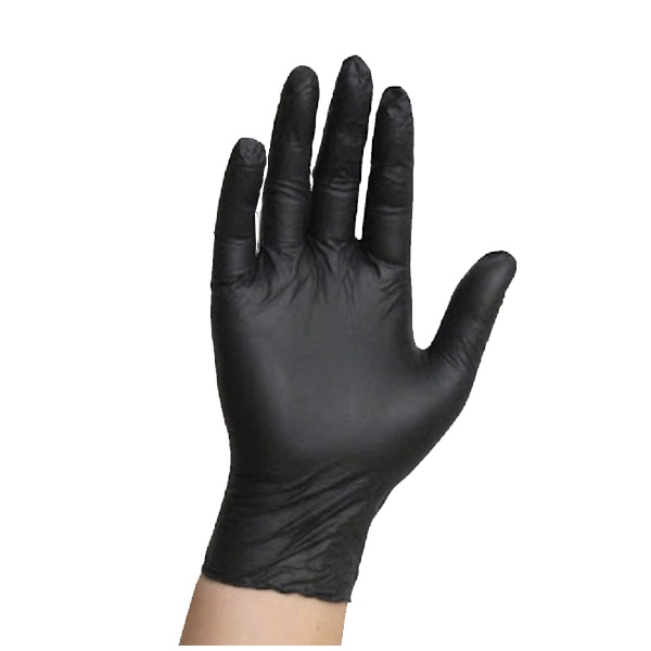Click for a bigger picture.BLACK PF Nitrile Glove large 10x 100