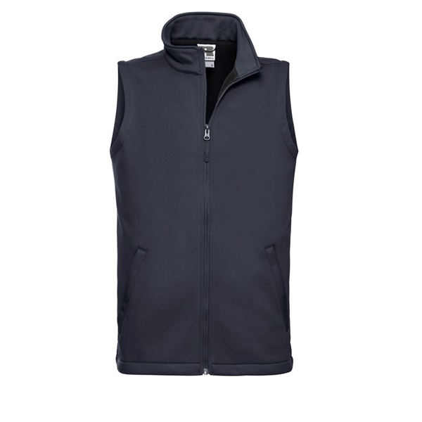 Click for a bigger picture.Navy Result Smart Soft Shell Gilet- 2 xl