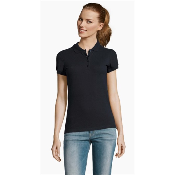 Click for a bigger picture.SOL'S Ladies Black Piqué Polo Shirt-XL