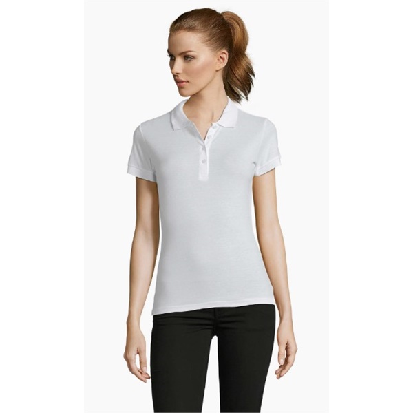 Click for a bigger picture.SOL'S Ladies White Piqué Polo Shirt - 2xl