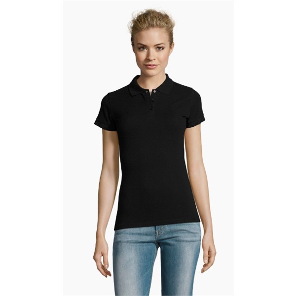 Click for a bigger picture.Black SOL'S  Ladies Perfect Polo Shirt-2xl