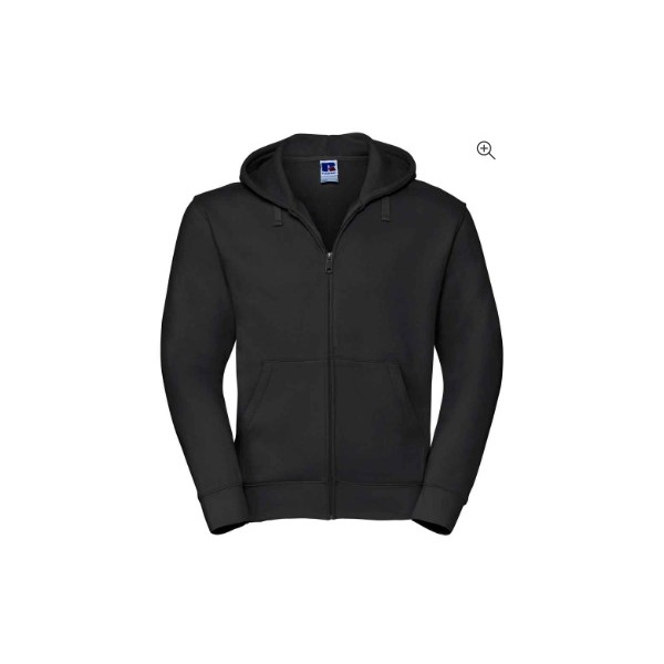 Click for a bigger picture.Black Russell Authentic Zip Hooded  medium
