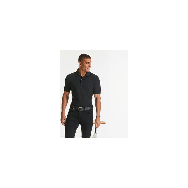 Click for a bigger picture.Black MENS POLO SHIRT x.large