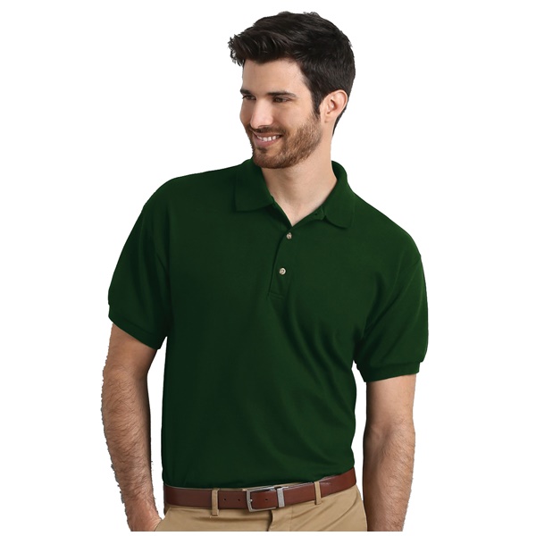 Click for a bigger picture.Bottle Green MENS POLO SHIRT large