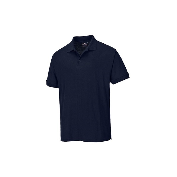 Click for a bigger picture.Navy MENS POLO SHIRT large