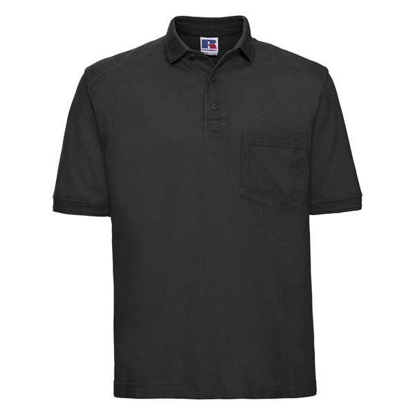 Click for a bigger picture.Black POLO SHIRT large