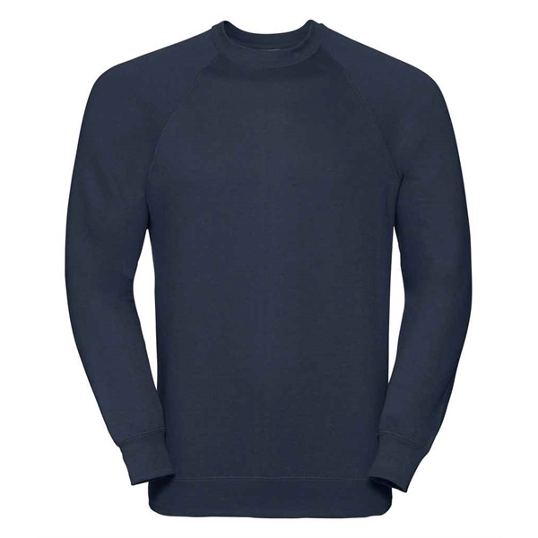 Click for a bigger picture.Navy Raglan SWEATSHIRT x large