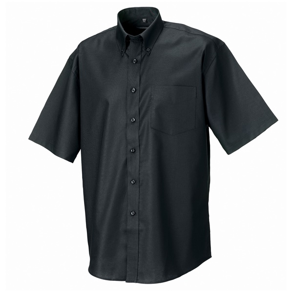Click for a bigger picture.Black Short Sleeve OXFORD SHIRT 16.5