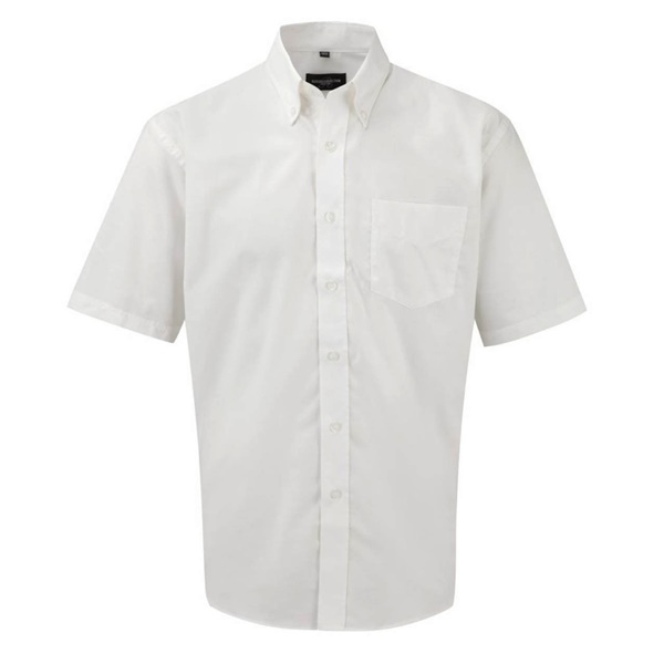 Click for a bigger picture.White Short Sleeve OXFORD SHIRT 17.5