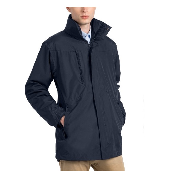 Click for a bigger picture.Navy Mens 3-in-1 JACKET from B & C - xl