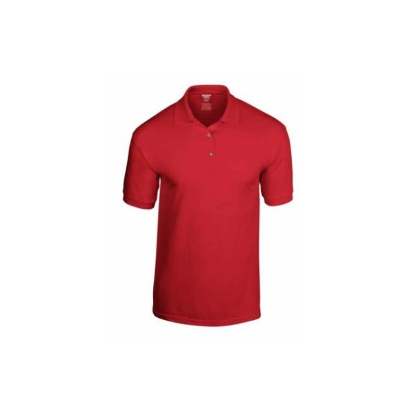 Click for a bigger picture.Red Gildan DryBlend POLO SHIRT large