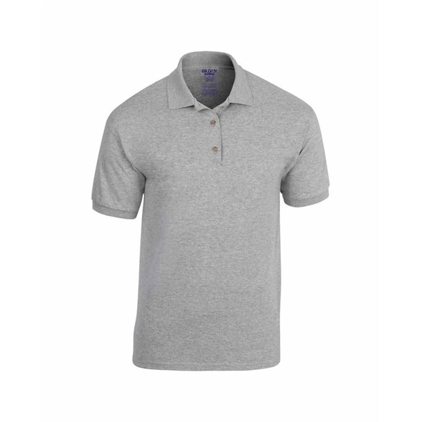 Click for a bigger picture.Grey Gildan DryBlend POLO SHIRT  x.large