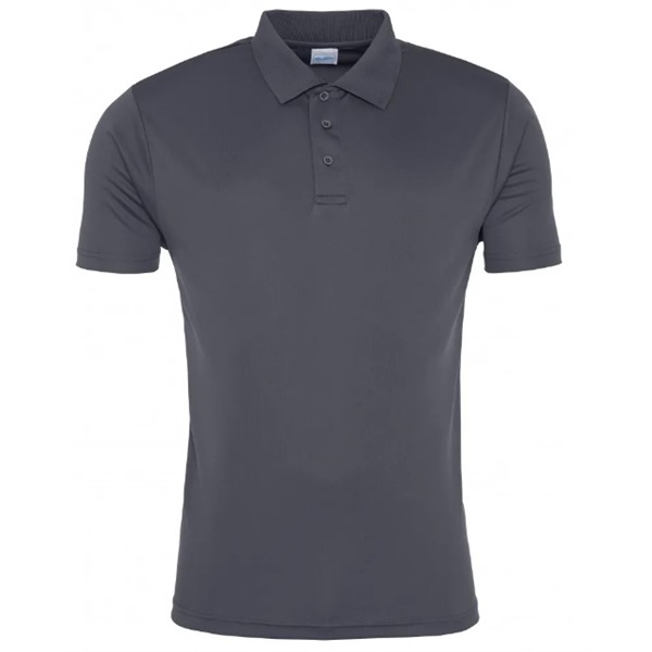 Click for a bigger picture.Charcol Smooth Polo JUST COOL BY AWDIS- m