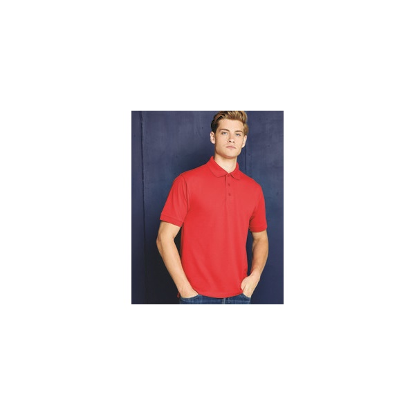 Click for a bigger picture.Red Mens Klassic POLO SHIRT small