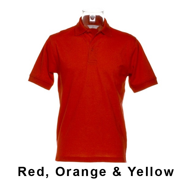 Click for a bigger picture.Red Mens Klassic POLO SHIRT large