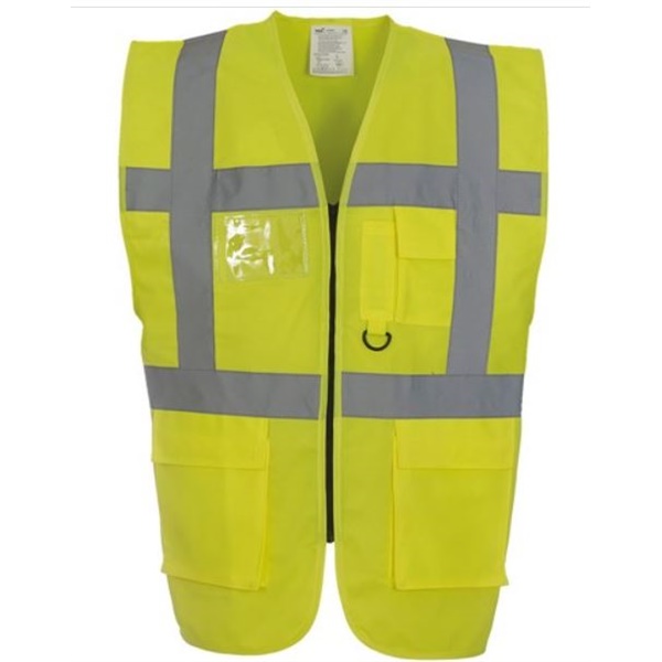 Click for a bigger picture.Yellow/Navy YOKO Executive Vest - 2xl