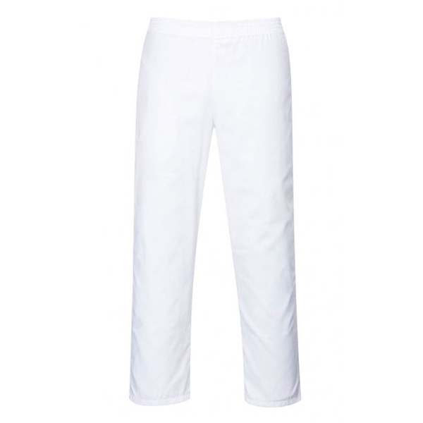 Click for a bigger picture.White Bakers TROUSER  -X large