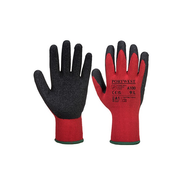 Click for a bigger picture.Red GRIP GLOVE EN388 (9/large)
