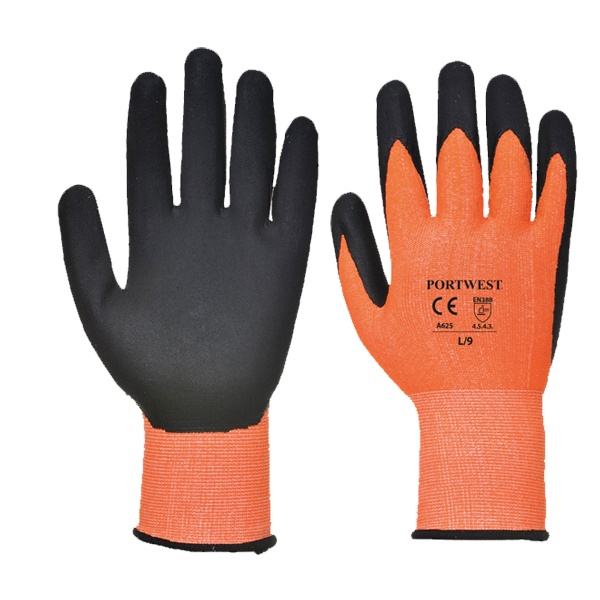 Click for a bigger picture.Vis-Tex Cut 5 PU Palm Coated Glove large