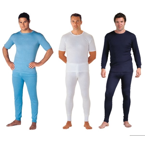 Click for a bigger picture.Navy THERMAL TROUSERS (Long Johns) small