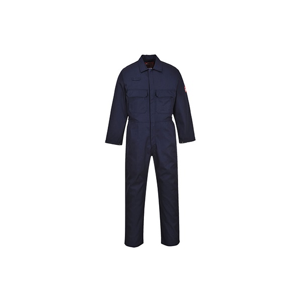 Click for a bigger picture.Navy BIZWELD Hooded Coverall regular (L)