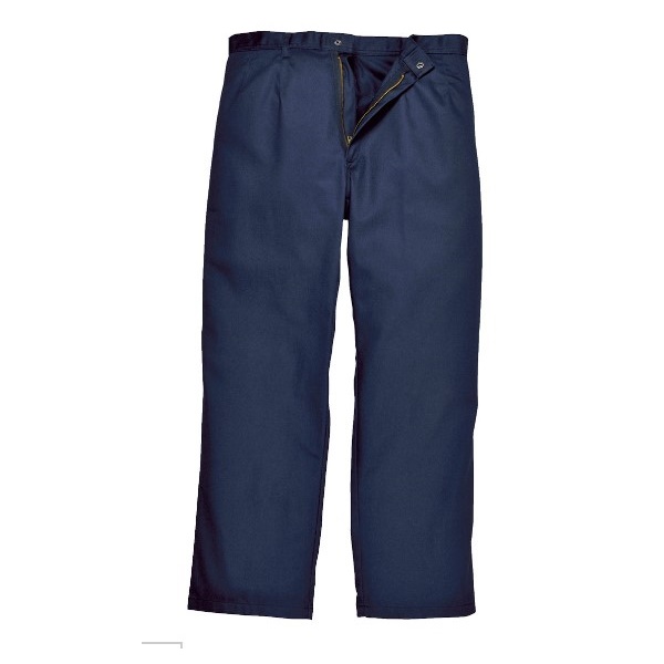 Click for a bigger picture.Navy Bizweld TROUSERS -Small (30-32)
