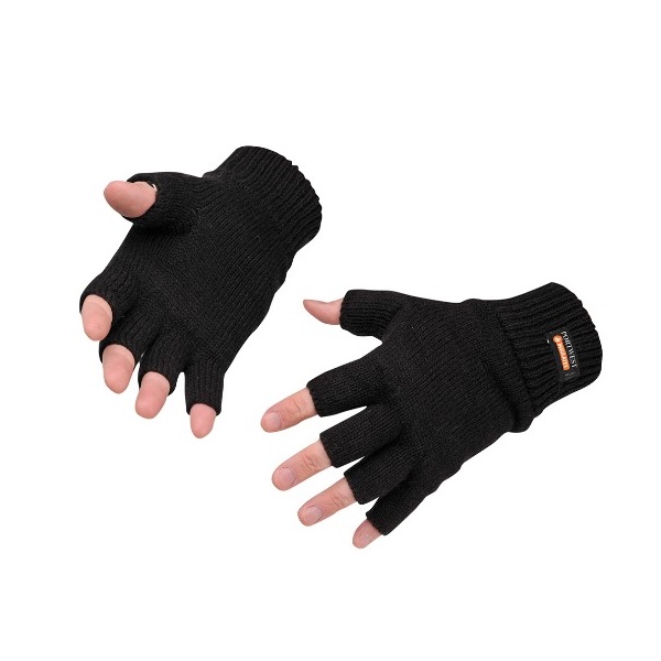 Click for a bigger picture.Fingerless Knit Insulatex Glove - one size