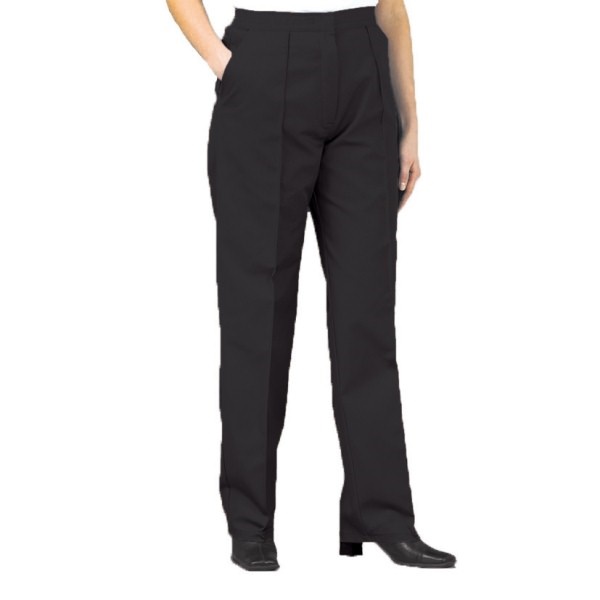 Click for a bigger picture.Black Ladies TROUSER tall - large