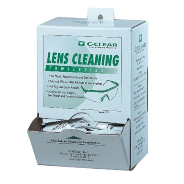 Click for a bigger picture.LENS CLEANING Towelettes x100
