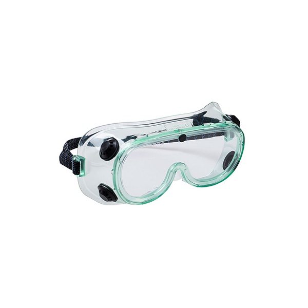 Click for a bigger picture.Portwest Clear CHEMICALl Goggle