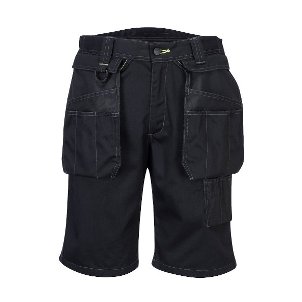 Click for a bigger picture.Black PW3 Stretch Holster Work Shorts- 32