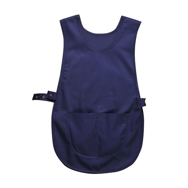 Click for a bigger picture.Navy TABARD with pocket sm/med