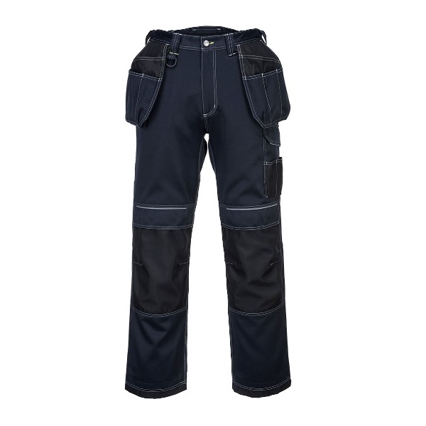 Click for a bigger picture.Navy/Black PW3 Holster Work Trousers- 36