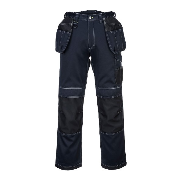 Click for a bigger picture.Navy/Black PW3 Holster Work Trousers- 32