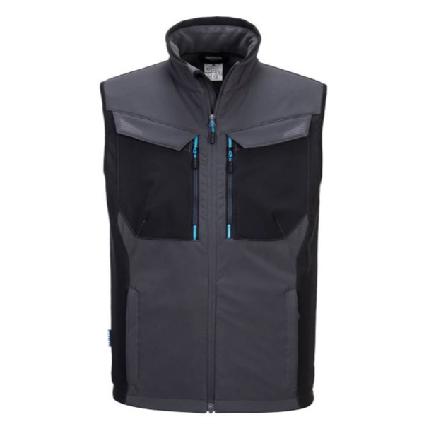 Click for a bigger picture.Metal Grey WX3 Softshell Gilet (3L) - sm