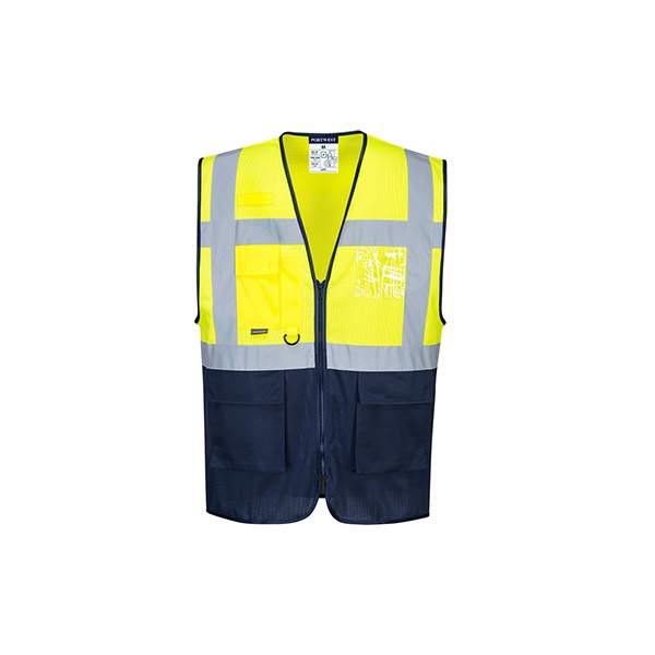 Click for a bigger picture.Yellow/Navy MeshAir Executive VEST xxlarge