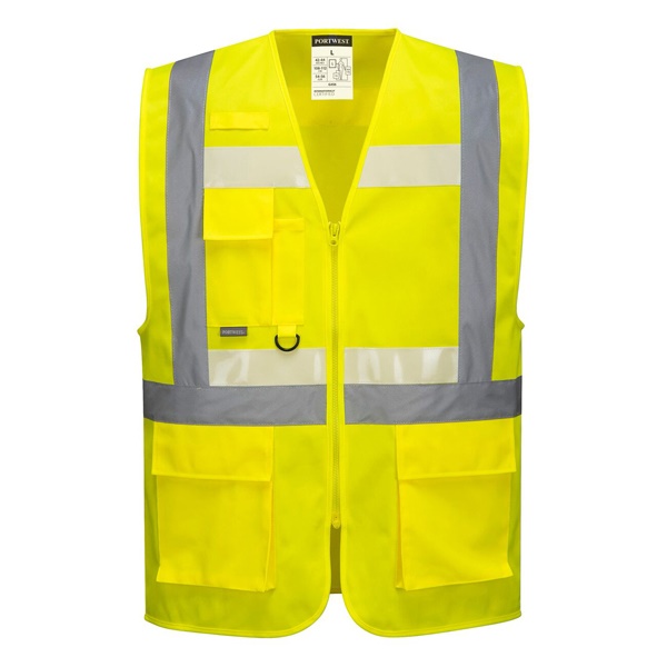 Click for a bigger picture.Yellow GlowTex Executive VEST  large