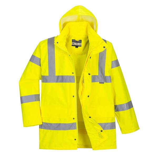 Click for a bigger picture.Yellow Hi-Viz Breathable Jacket - large